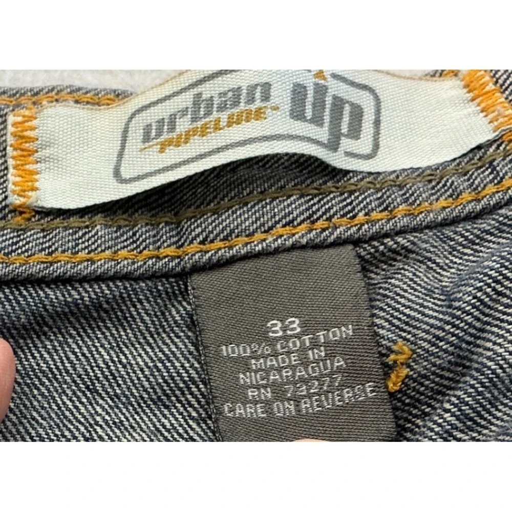 Urban Pipeline Vintage Y2K Denim Carpenter Shorts Baggy Skate Mens 34 Streetwear
